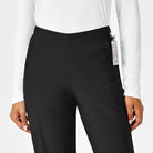 W123 WOMENS FLAT FRONT CARGO PANT | BLACK