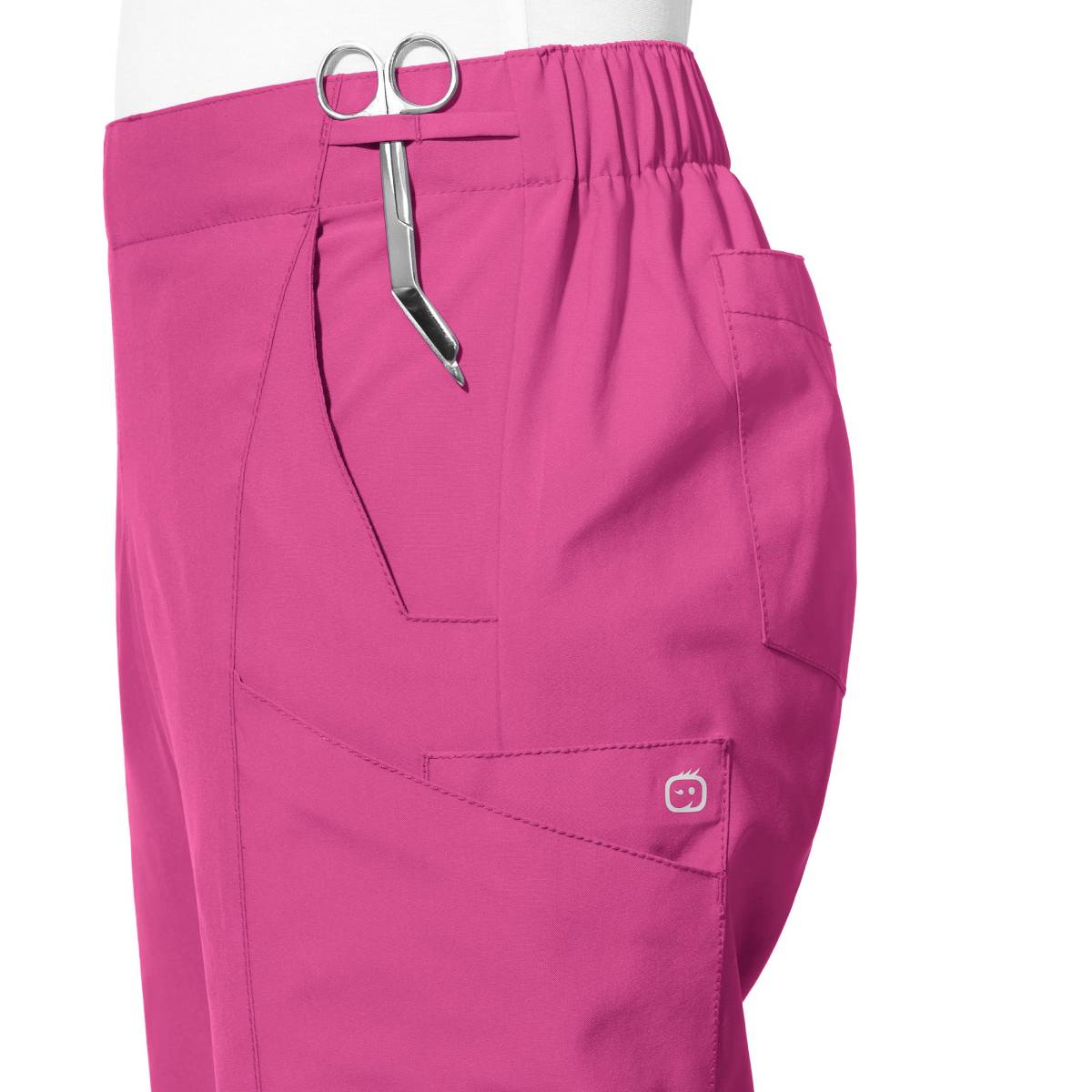 W123 WOMENS FLAT FRONT CARGO PANT | HOT PINK