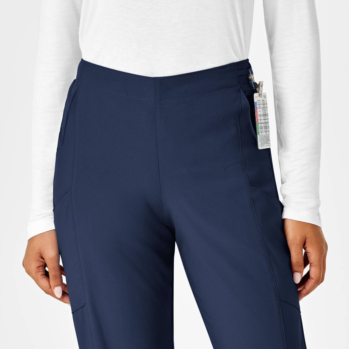 W123 WOMENS FLAT FRONT CARGO PANT | NAVY