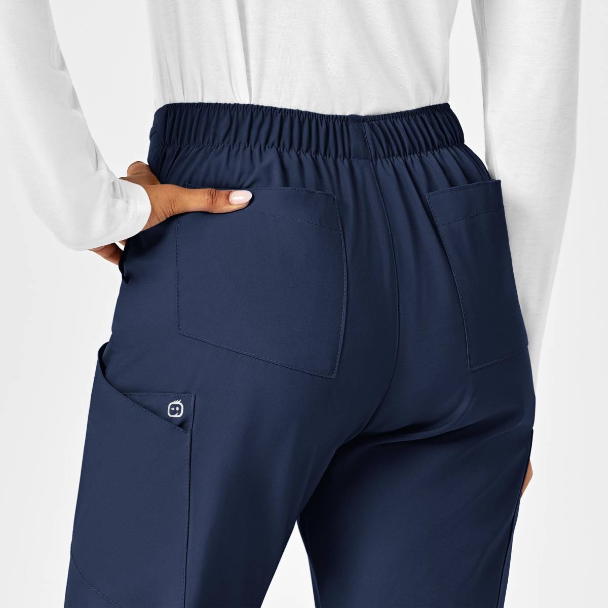 W123 WOMENS FLAT FRONT CARGO PANT | NAVY