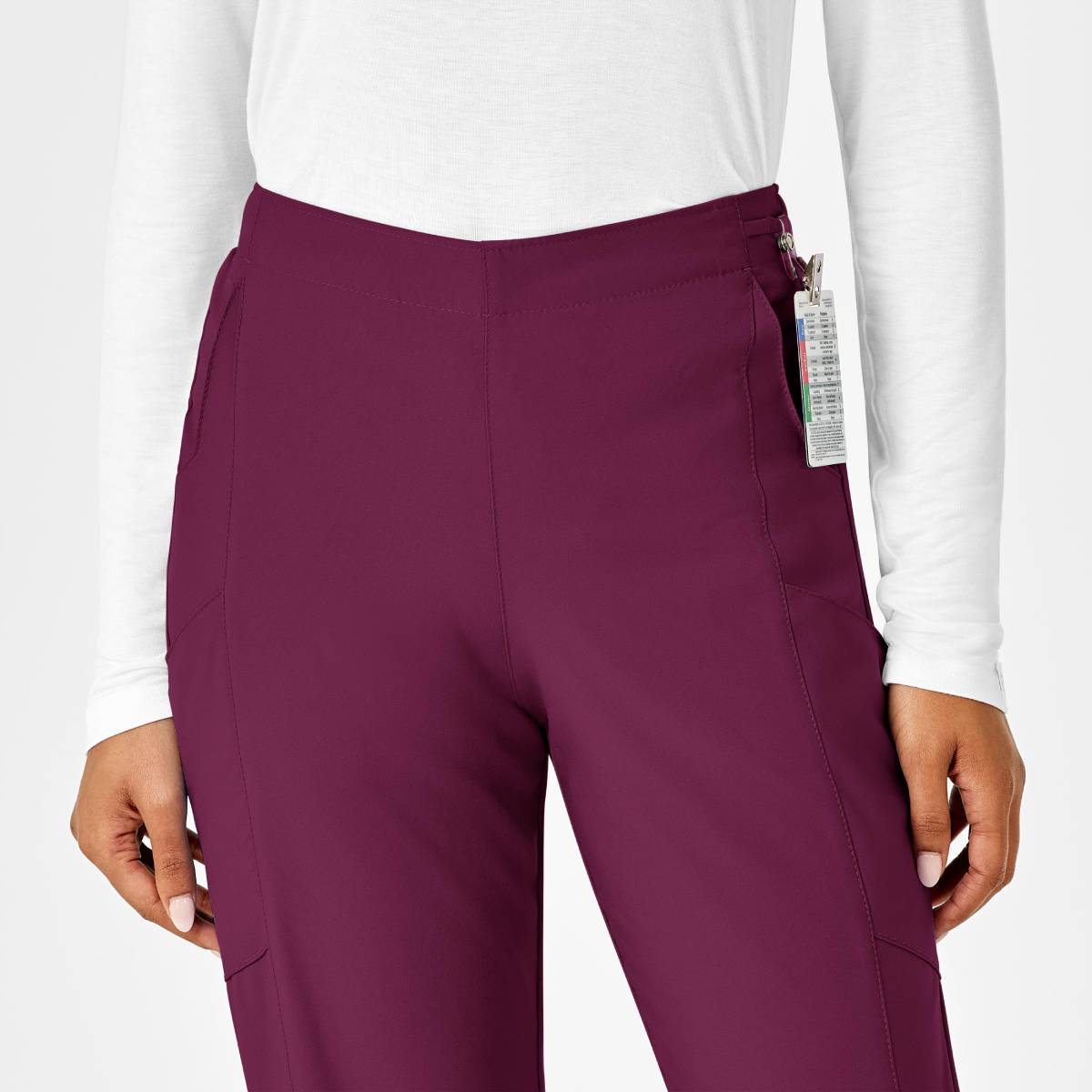 W123 WOMENS FLAT FRONT CARGO PANT | Wine