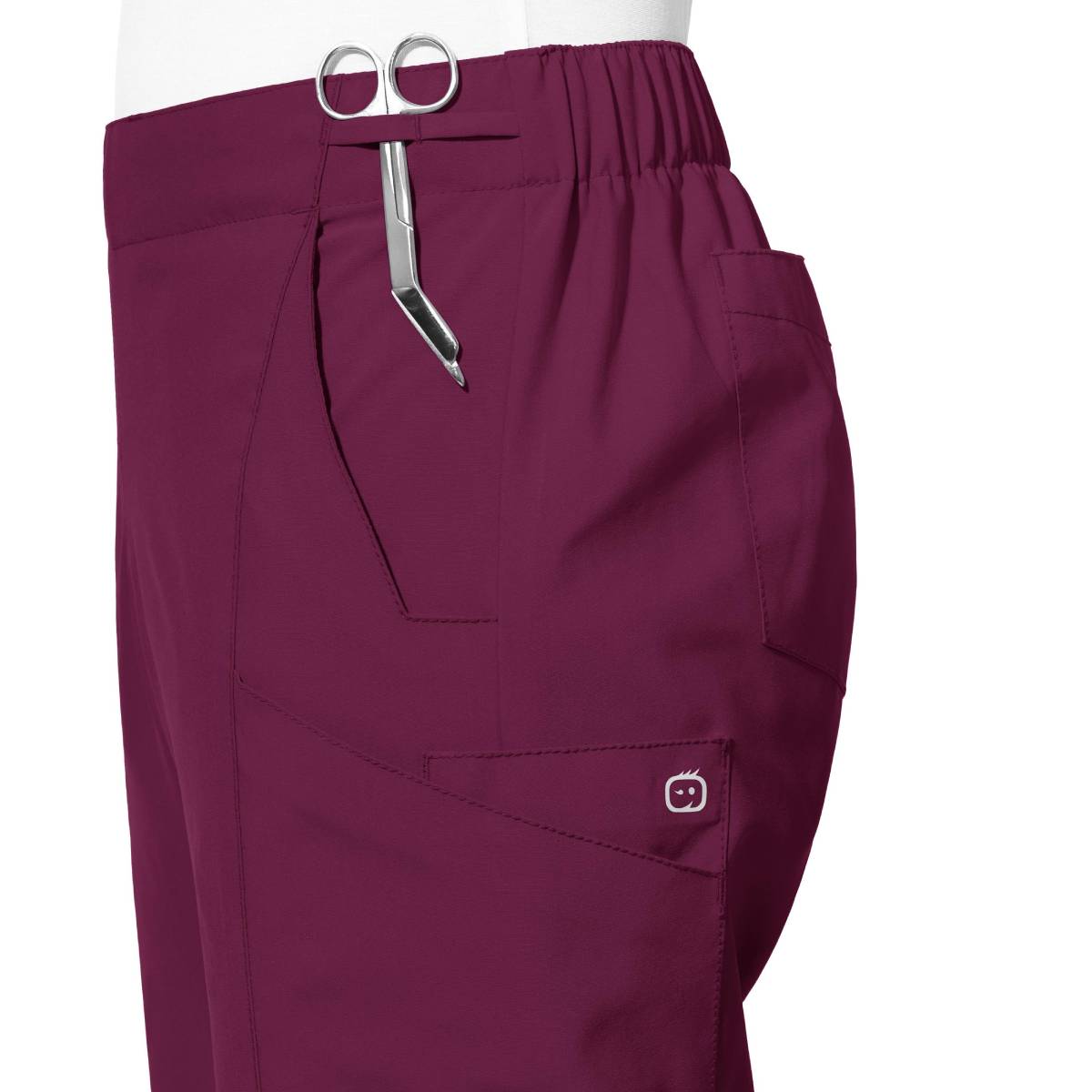 W123 WOMENS FLAT FRONT CARGO PANT | Wine