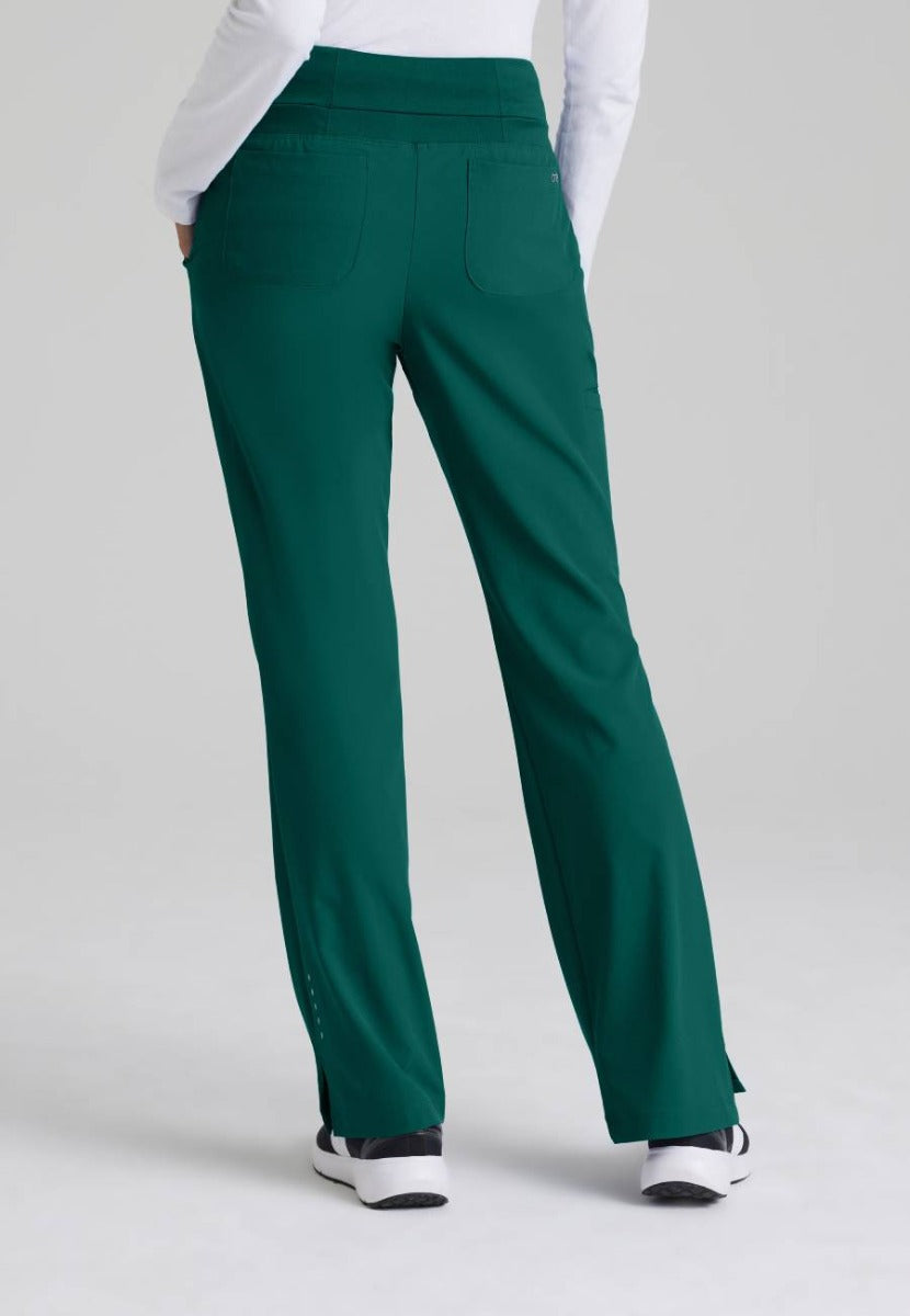 Barco One Female 5 Pocket Knitwaist Cargo Trousers  | Hunter Green