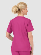 ORIGINS BRAVO WOMENS V-NECK TOP | HOT PINK