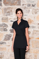 EMMA COTTON BEAUTY TUNIC | BLACK