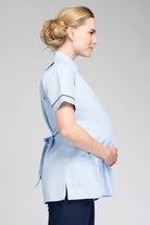 Maternity Nurses Wraparound Tunic | SKY/NAVY