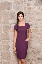 Rosie Dress  | PURPLE LINEN