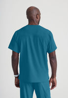 SKECHERS MALE STRUCTURE V-NECK TOP | Bahama