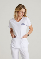 SKECHERS BREEZE 3-POCKET top with Physiotherapy logo | WHITE