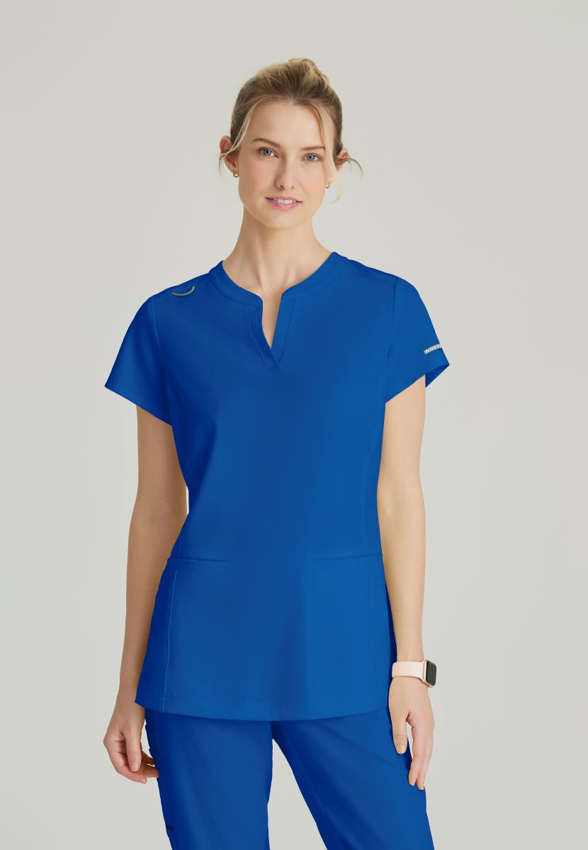 Skechers Women's Coast 2-Pocket Banded Collar Top | New Royal