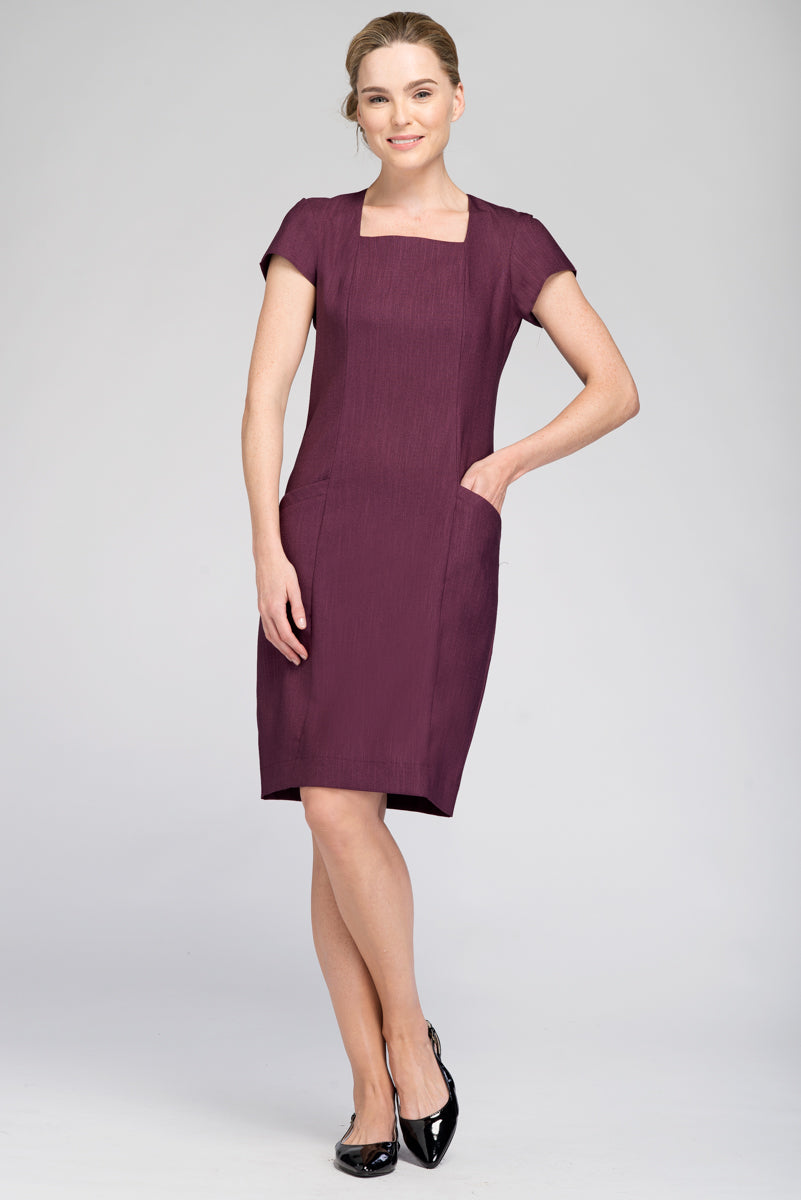 SOPHIA DRESS ⚡⚡⚡-70% OFF✨ | PURPLE LINEN