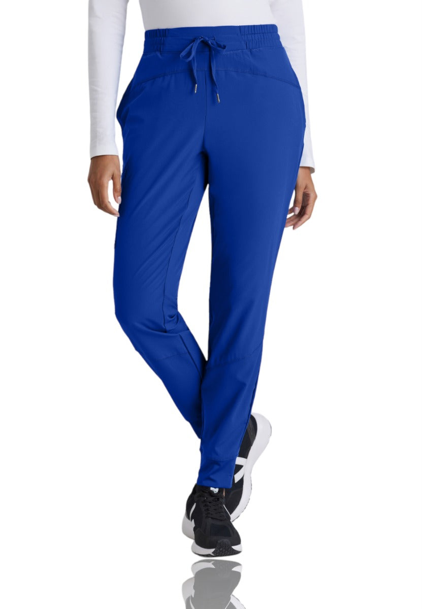 Barco One Drawstring Female Jogger Style Scrub Trousers | New Royal