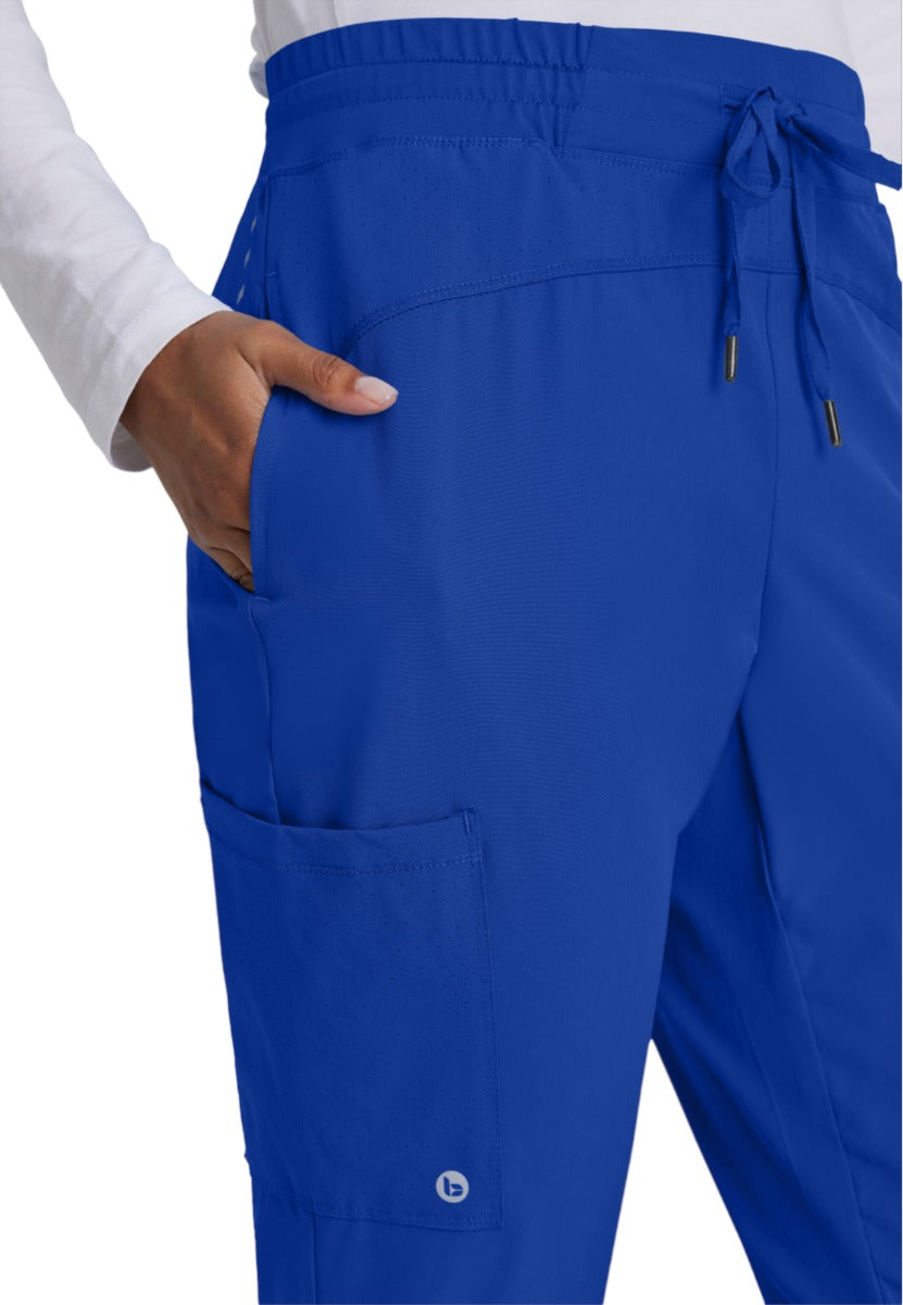 Barco One Drawstring Female Jogger Style Scrub Trousers | New Royal