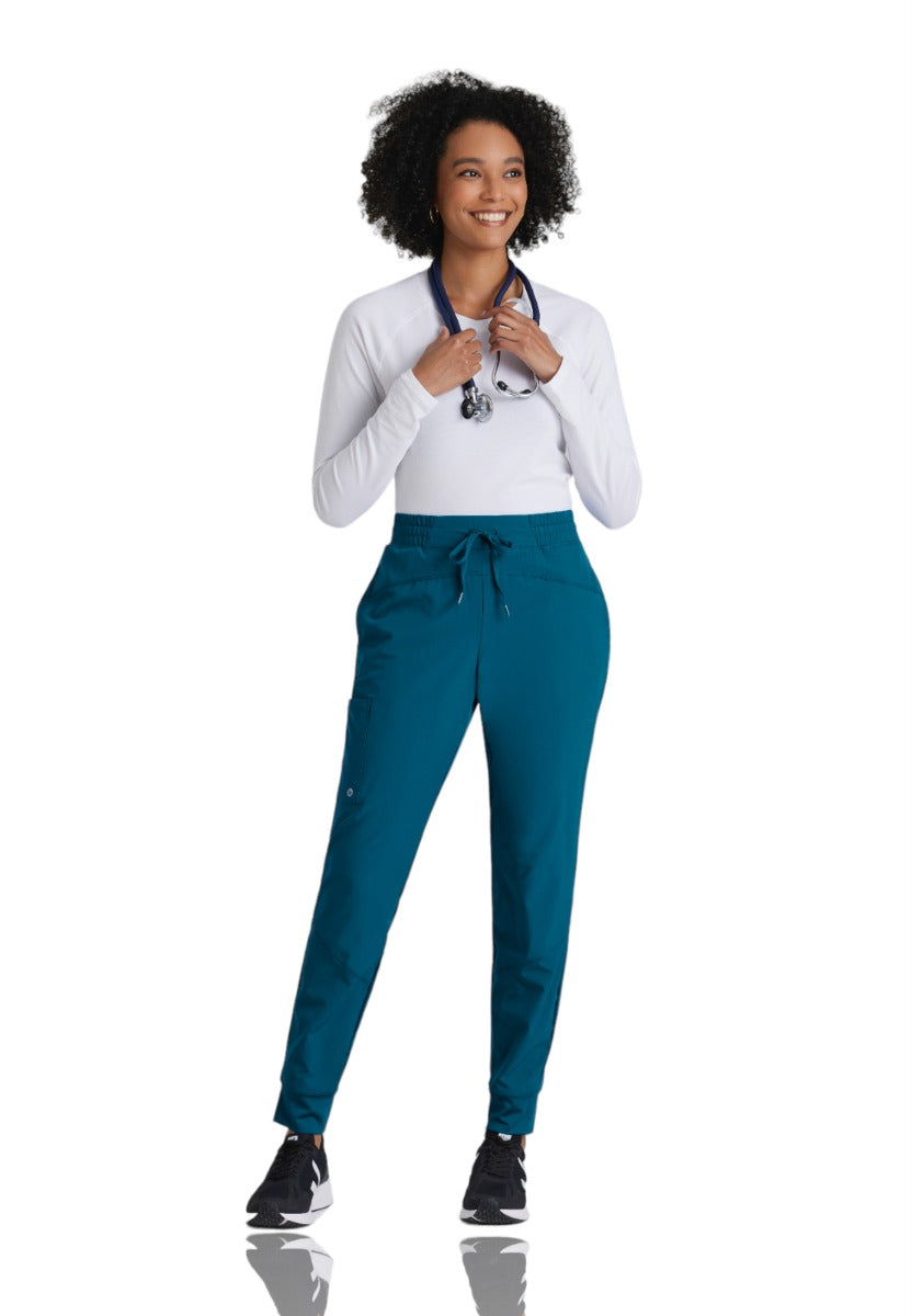 Barco One Drawstring Female Jogger Style Scrub Trousers | Bahama