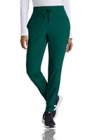 Barco One Drawstring Female Jogger Style Scrub Trousers | Hunter Green