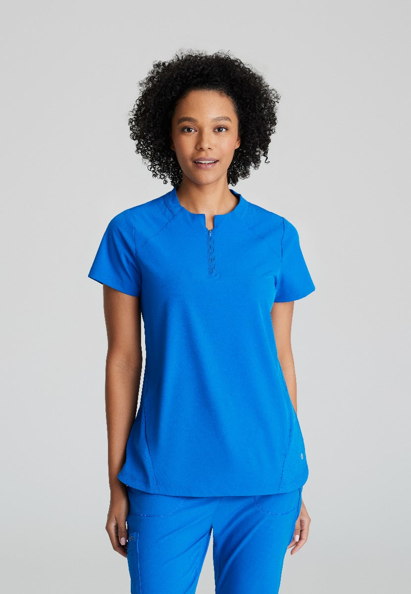 BARCO ONE FLUX FEMALE SCRUB TOP  | New Royal