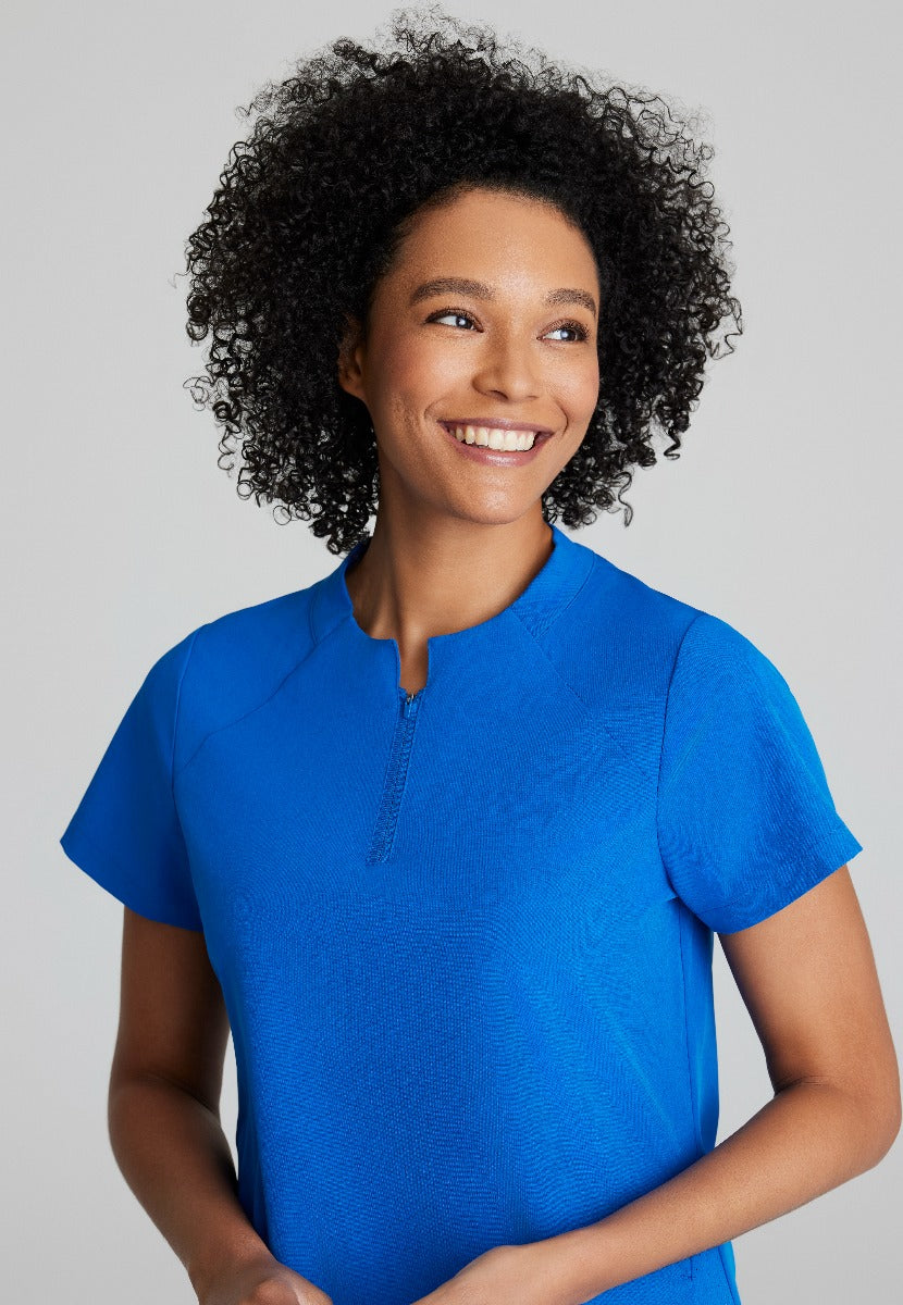 BARCO ONE FLUX FEMALE SCRUB TOP  | New Royal