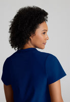 BARCO ONE FLUX FEMALE SCRUB TOP  | NAVY