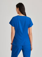 Barco Unify 4-Pocket V-Neck Scrub Top | New Royal