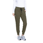 Grey's Anatomy Eden Women's 5-Pocket Cargo Jogger Scrub Pant  | OLIVE