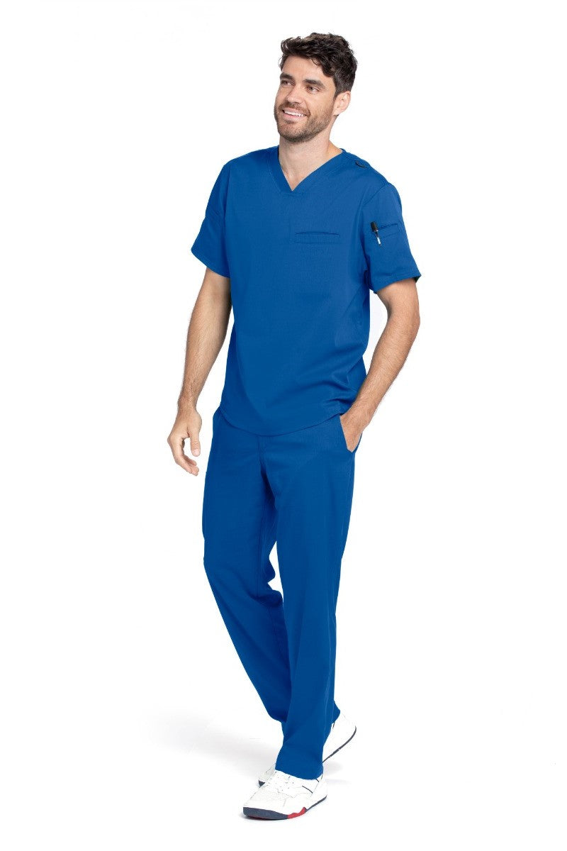 Grey's Anatomy Spandex Stretch Male 4 Pocket Cargo Scrub Pants | New Royal