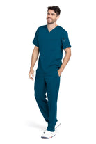 Grey's Anatomy Spandex Stretch Male 4 Pocket Cargo Scrub Pants | Bahama