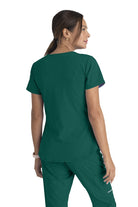 SKECHERS BREEZE 3-POCKET SHAPED HEM TOP | Hunter Green