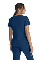 SKECHERS BREEZE 3-POCKET SHAPED HEM TOP | NAVY