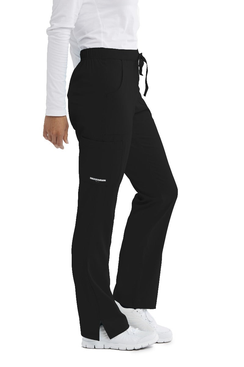 SKECHERS RELIANCE 3-POCKET FLAT FRONT PANTS  | BLACK